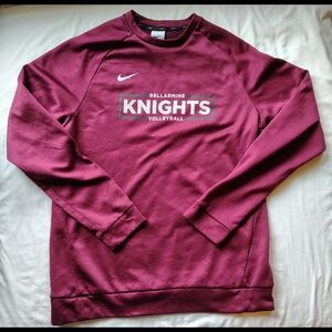 Bellarmine Knights Volleyball Nike Dri-Fit Sweatshirt Size Medium